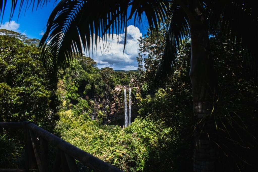 Canyoneering in the Philippines - tropical waterfall